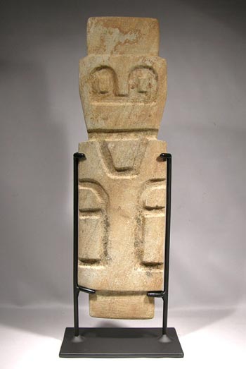 Valdivia Stone Slab Figure Custom Display