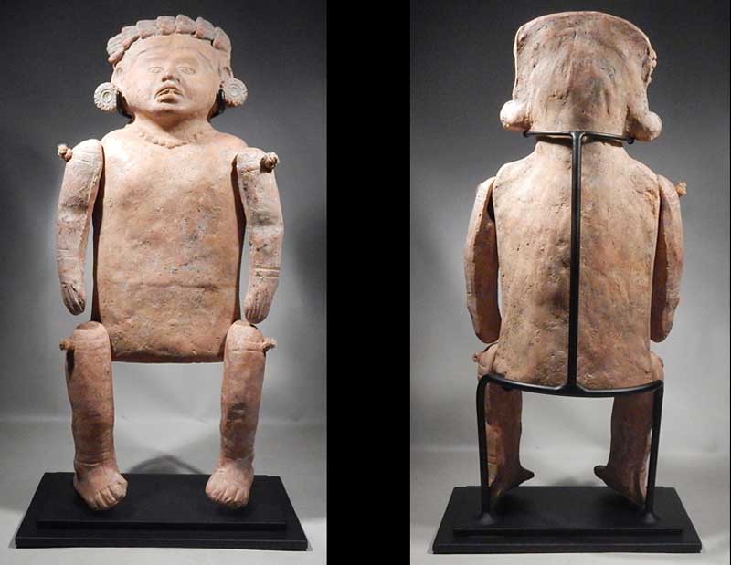 Pre-Columbian Veracruz Maya Articulated Custom Display Stand