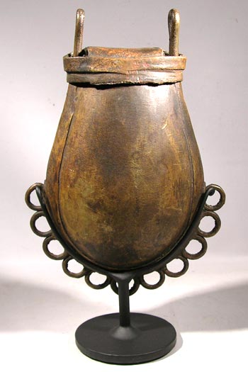 Yoruba Divination Bag Custom Display Stand - back