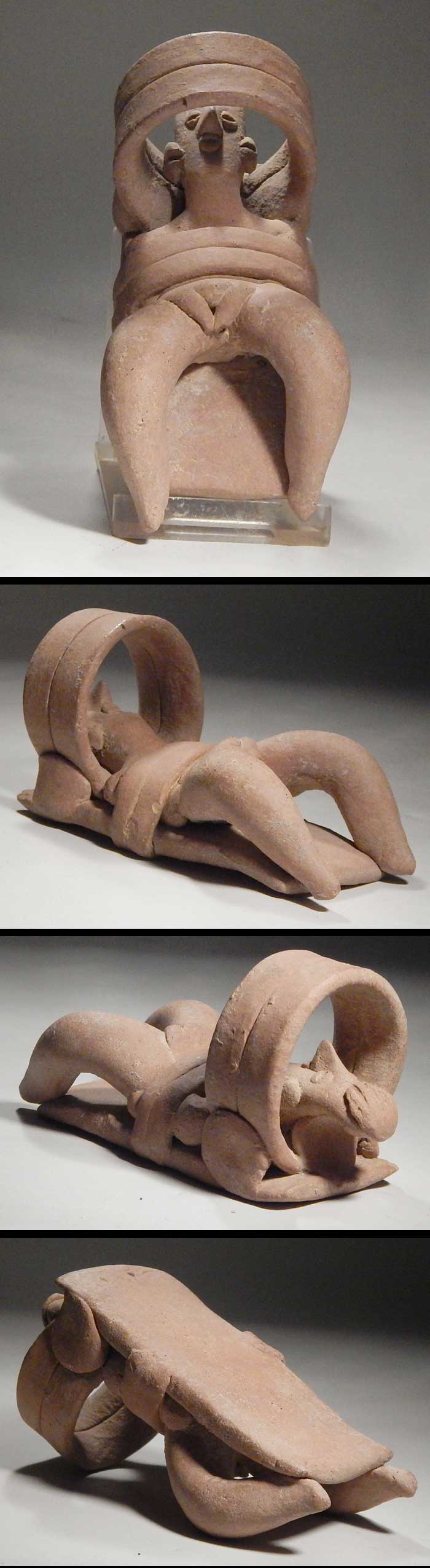 Pre-Columbian Colima Bedded Bed Figure Ancient West Mexico